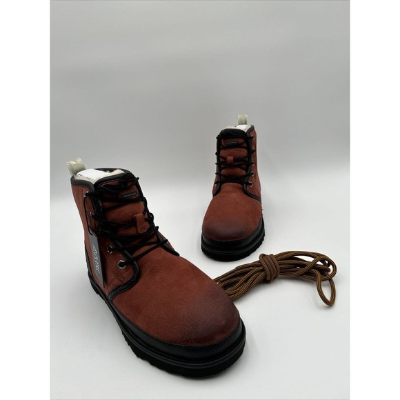 UGG HARKLEY WATERPROOF RED OXIDE LEATHER MEN\'S HIKING BOOTS SIZE US 5/ UK 4 main image 4